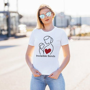 "Mutter-Kind-Silhouette - Eternal Bond Art" T-Shirt