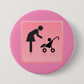 Mutter-Kind-Symbol Button (Vorderseite)