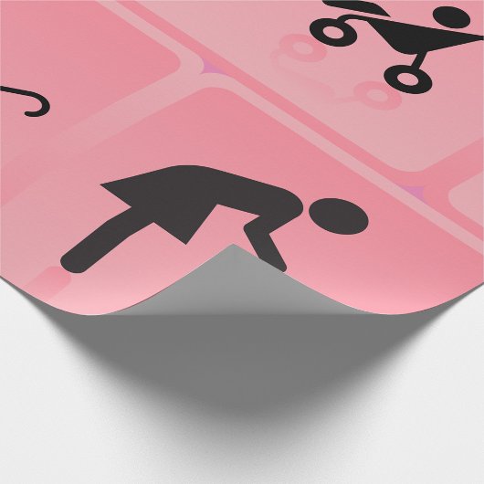 Mutter-Kind-Symbol Geschenkpapier