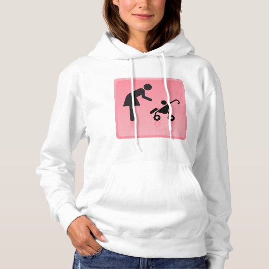 Mutter-Kind-Symbol Hoodie (Vorderseite)