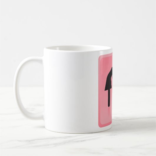 Mutter-Kind-Symbol Kaffeetasse (Links)
