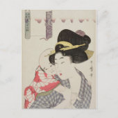 Mutter Kind (Utamaro) Postkarte (Vorderseite)