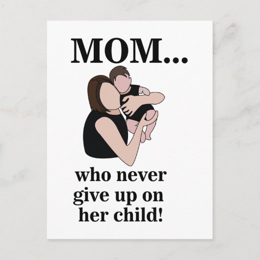 Mutter Kind werdende Mutter Postkarte (Vorderseite)