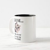 Mutter Kind werdende Mutter Zweifarbige Tasse (Vorderseite Links)