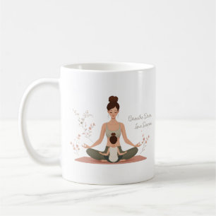 Mutter-Kind-Yoga-Meditationskunst Kaffeetasse