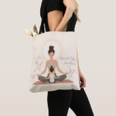 Mutter-Kind-Yoga-Meditationskunst Tasche (Von Nahem)