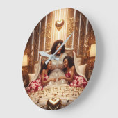 Mutter Kleider A Große Wanduhr (Winkel)