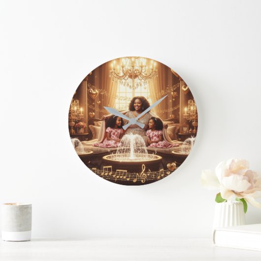 Mutter Kleider D Große Wanduhr (Zuhause)