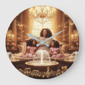 Mutter Kleider D Große Wanduhr (Vorderseite)