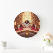 Mutter Kleider D Große Wanduhr (Zuhause)