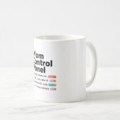 Mutter-Kontrollzentrum-Tasse | Lustiger Muttertag- Kaffeetasse (VorderseiteRechts)