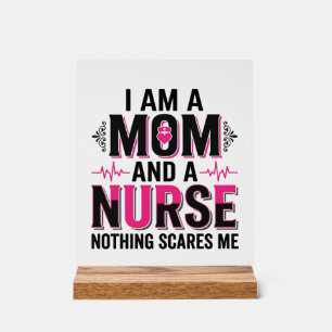 Mutter Krankenschwester Nichts Schreckt Mich Vinta Acrylschild