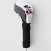 Mutter Krankenschwester Nichts Schreckt Mich Vinta Golf Headcover (angewinkelt)