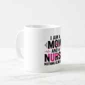 Mutter Krankenschwester Nichts Schreckt Mich Vinta Kaffeetasse (Vorderseite Links)