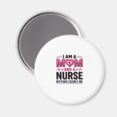 Mutter Krankenschwester Nichts schreckt mich Vinta Magnet (Vorderseite/Rückseite)