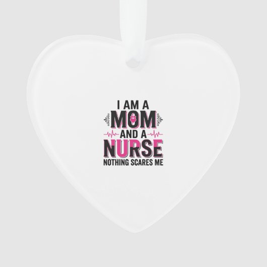 Mutter Krankenschwester Nichts Schreckt Mich Vinta Ornament (Vorderseite)