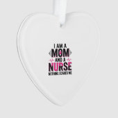 Mutter Krankenschwester Nichts Schreckt Mich Vinta Ornament (Vorderseite)