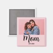 Mutter kreierte Fotogeschenk Magnet (Vorderseite/Rückseite)