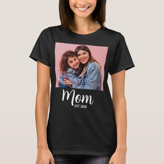 Mutter kreierte Fotogeschenk T-Shirt (Vorderseite)