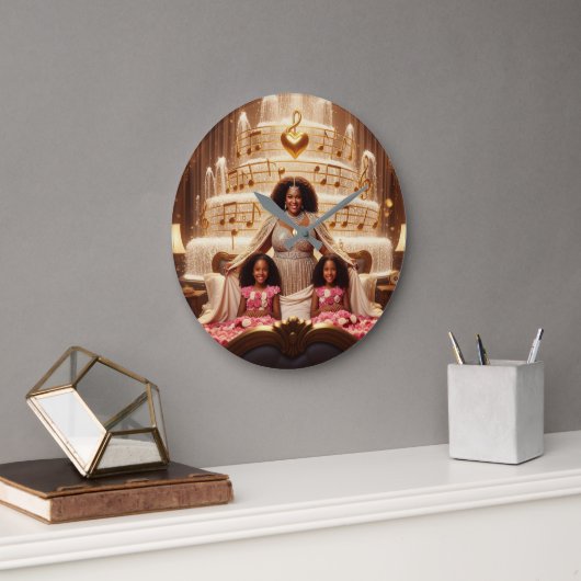 Mutter Kummer E Große Wanduhr (Büro)