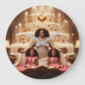 Mutter Kummer E Große Wanduhr (Vorderseite)