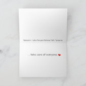 Mutter kümmert sich um sie karte (Innenseite)