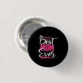 Mutter Kunst Beste Mama je Button (Vorne & Hinten)
