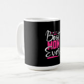 Mutter Kunst Beste Mama je Kaffeetasse (Vorderseite Links)
