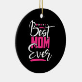 Mutter Kunst Beste Mama je Keramik Ornament (Rechts)