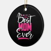 Mutter Kunst Beste Mama je Keramik Ornament (Links)