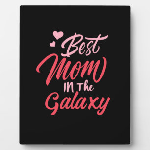 Mutter Kunst Beste Mutter der Galaxie Fotoplatte