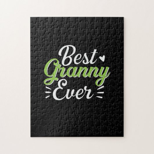 Mutter Kunst Bestes Granny Ever Puzzle (Vertikal)