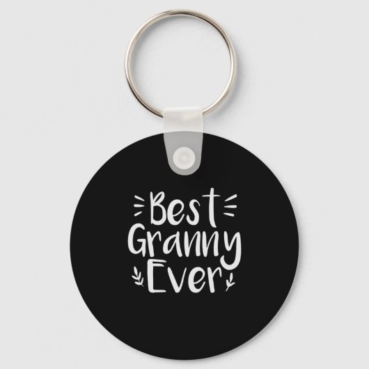Mutter Kunst Bestes Granny Ever Schlüsselanhänger (Vorderseite)