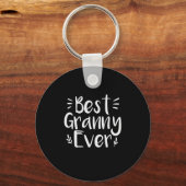 Mutter Kunst Bestes Granny Ever Schlüsselanhänger (Vorderseite)