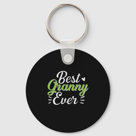 Mutter Kunst Bestes Granny Ever Schlüsselanhänger (Vorderseite)
