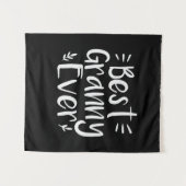 Mutter Kunst Bestes Granny Ever Wandteppich (Vorderseite (Horizontal))