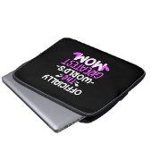 Mutter Kunst Die Beste Mama der Welt Laptopschutzhülle (Vorne Knopf)