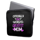 Mutter Kunst Die Beste Mama der Welt Laptopschutzhülle (Vorderseite Links)