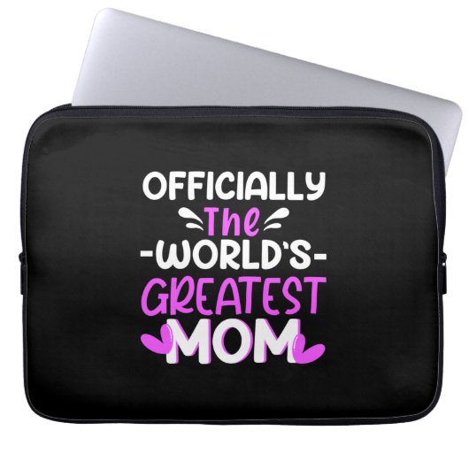 Mutter Kunst Die Beste Mama der Welt Laptopschutzhülle (Vorderseite)