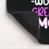 Mutter Kunst Die Beste Mama der Welt Mousepad (Ecke)