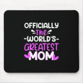 Mutter Kunst Die Beste Mama der Welt Mousepad (Vorne)