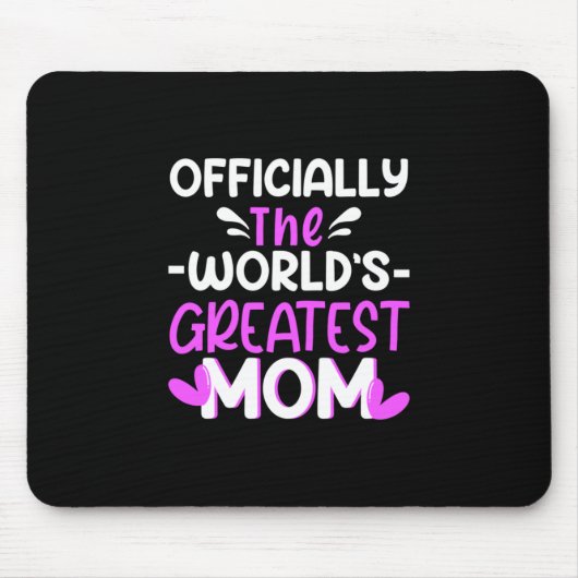 Mutter Kunst Die Beste Mama der Welt Mousepad (Vorne)