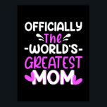 Mutter Kunst Die Beste Mama der Welt Poster<br><div class="desc">Mutter Kunst Die Beste Mama der Welt</div>