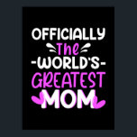 Mutter Kunst Die Beste Mama der Welt Poster<br><div class="desc">Mutter Kunst Die Beste Mama der Welt</div>