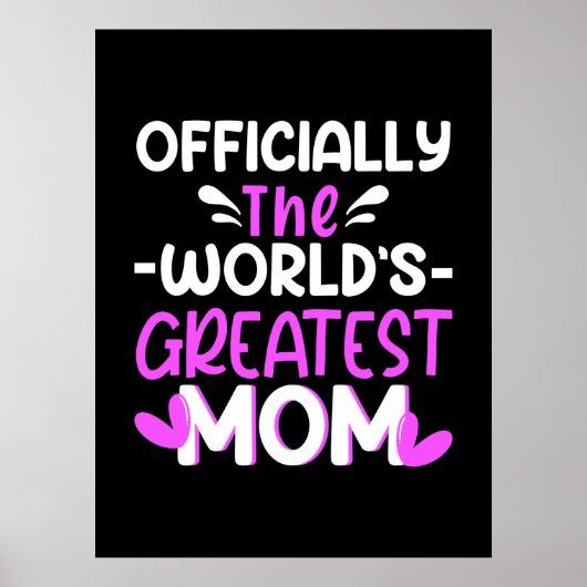 Mutter Kunst Die Beste Mama der Welt Poster (Vorne)