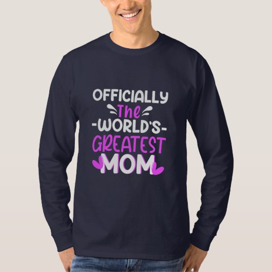 Mutter Kunst Die Beste Mama der Welt T-Shirt (Vorderseite)