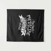 Mutter Kunst - Die beste Medizin Wandteppich (Vorderseite (Horizontal))