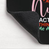Mutter Kunst dieses Mädchen ist Mutter und Kranken Mousepad (Ecke)