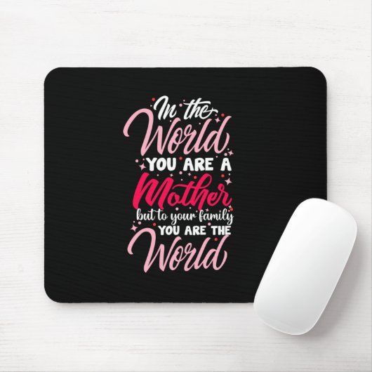 Mutter Kunst du bist Mutter Mousepad (Mit Mouse)