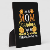 Mutter Kunst eine Mama und ein großes Oma Fotoplatte (Seite)